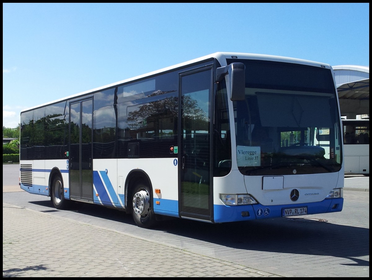 Mercedes Citaro II K der VVR (ex KVG Ribnitz) in Bergen.