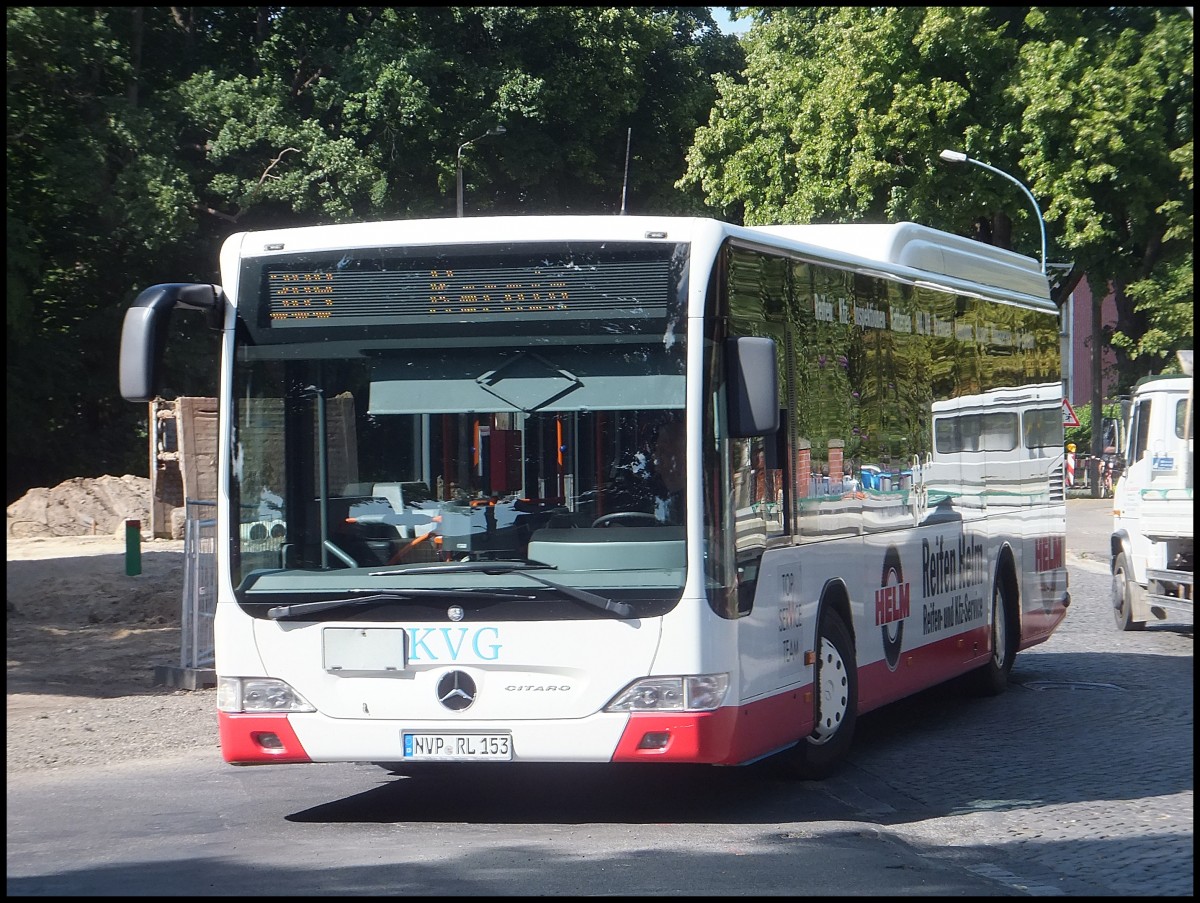 Mercedes Citaro II der Kraftverkehrsgesellschaft mbH Ribnitz-Damgarten in Stralsund. 