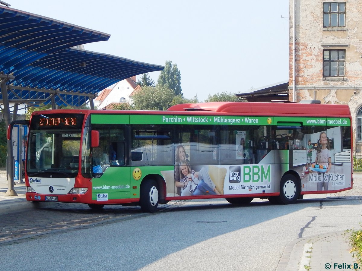 Mercedes Citaro II LE Ü von Regionalbus Rostock in Güstrow.