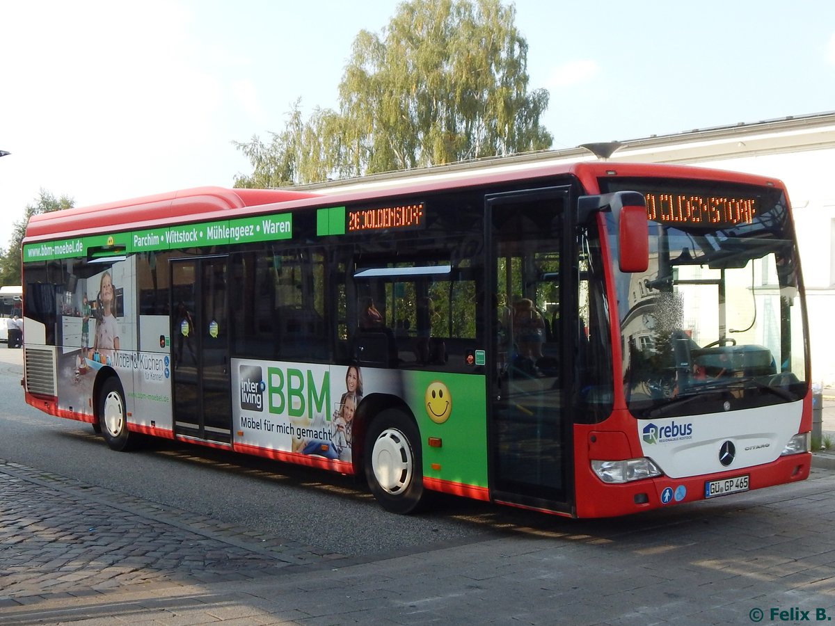 Mercedes Citaro II LE Ü von Regionalbus Rostock in Güstrow.