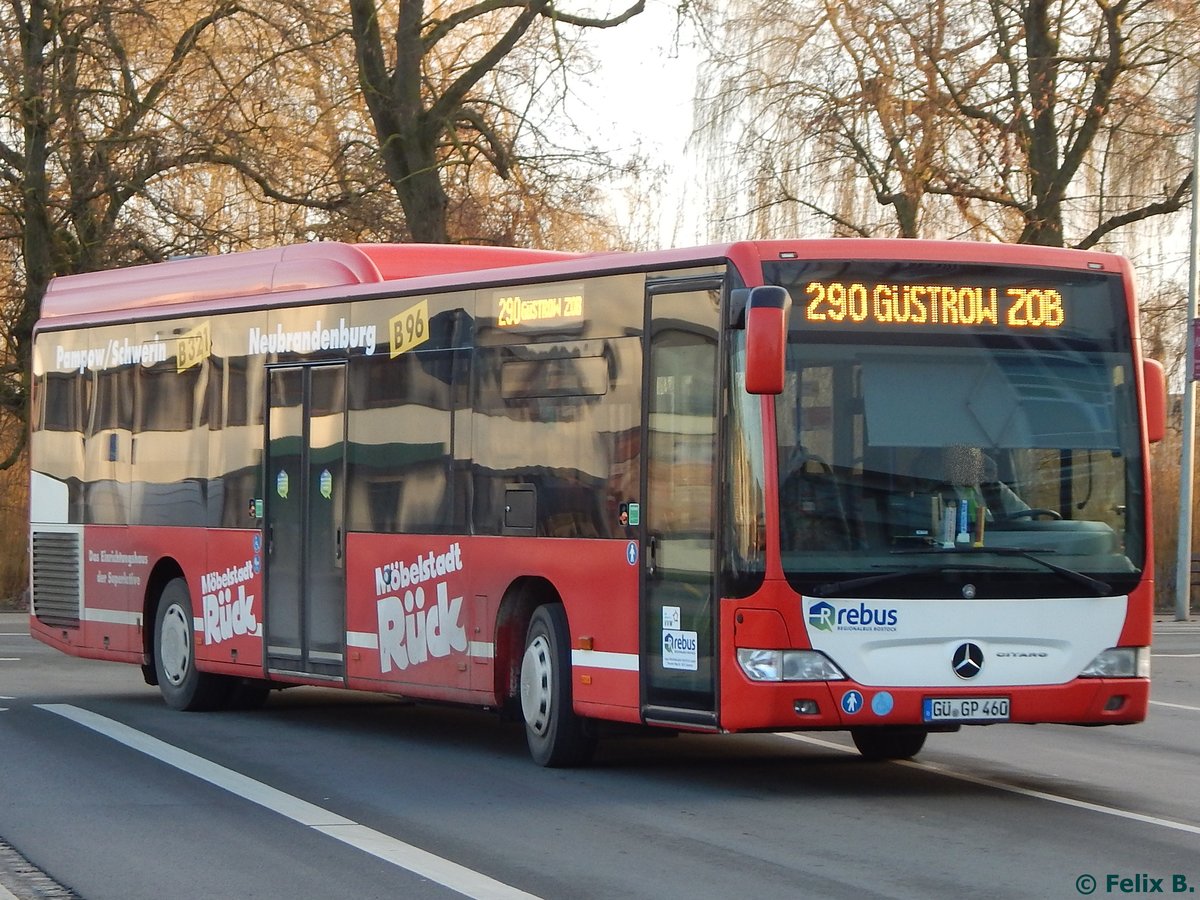 Mercedes Citaro II LE Ü von Regionalbus Rostock in Güstrow. 