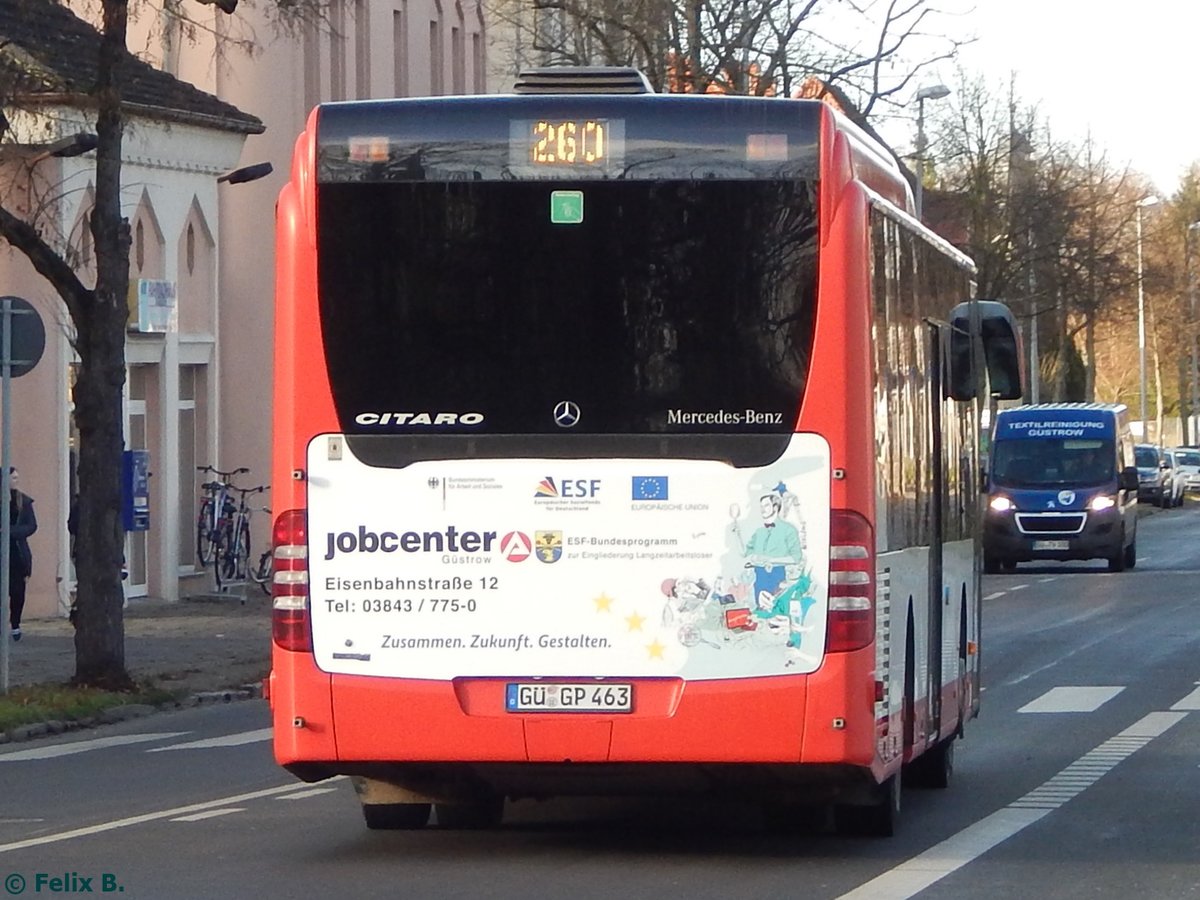 Mercedes Citaro II LE Ü von Regionalbus Rostock in Güstrow.