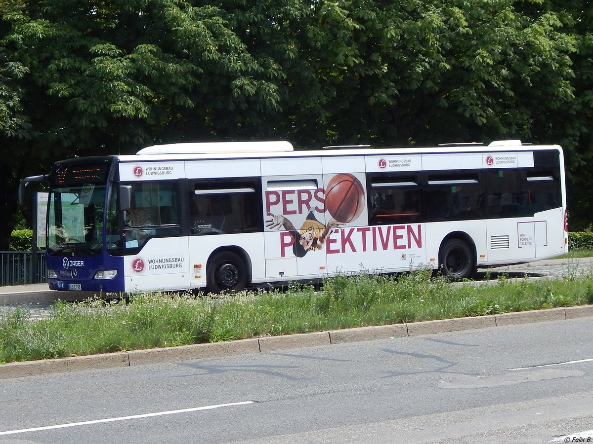 Mercedes Citaro II von LVL Jäger in Ludwigsburg.