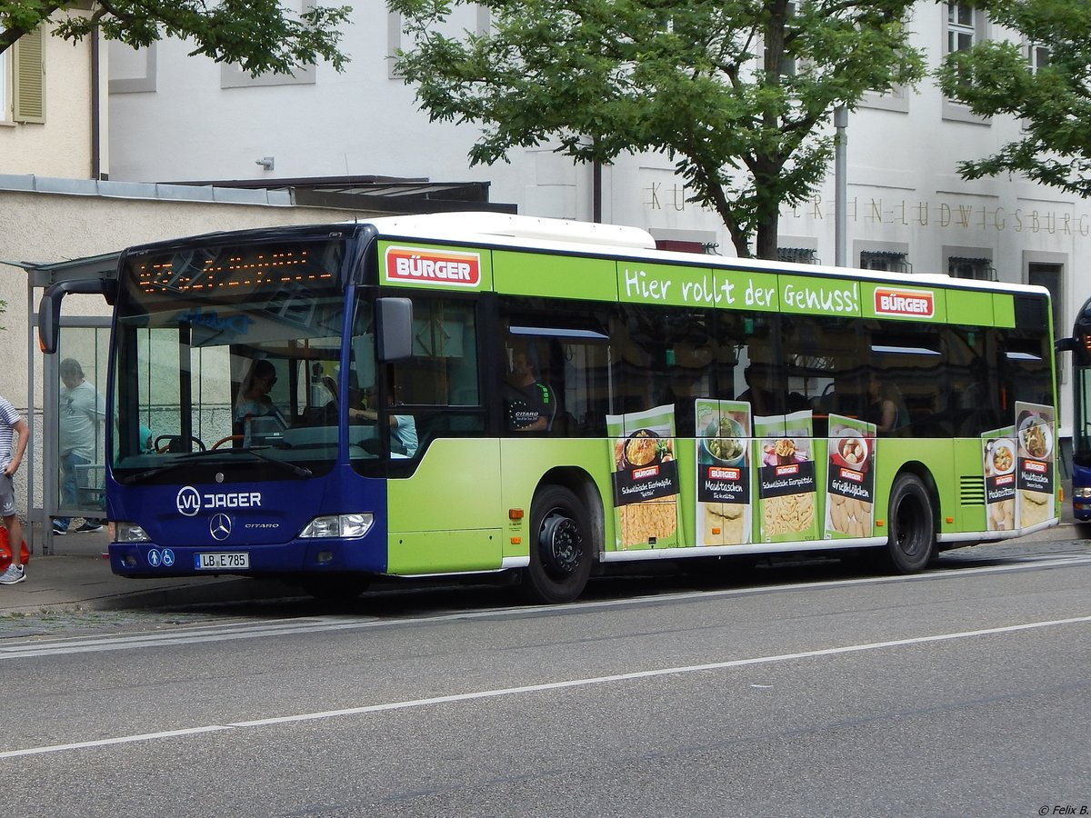 Mercedes Citaro II von LVL Jäger in Ludwigsburg.