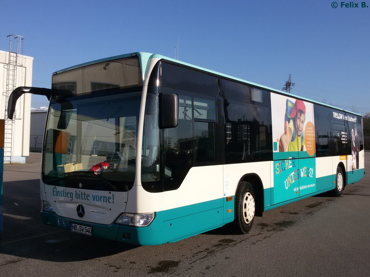 Mercedes Citaro II der Neubrandenburger Verkehrsbetriebe in Neubrandenburg.