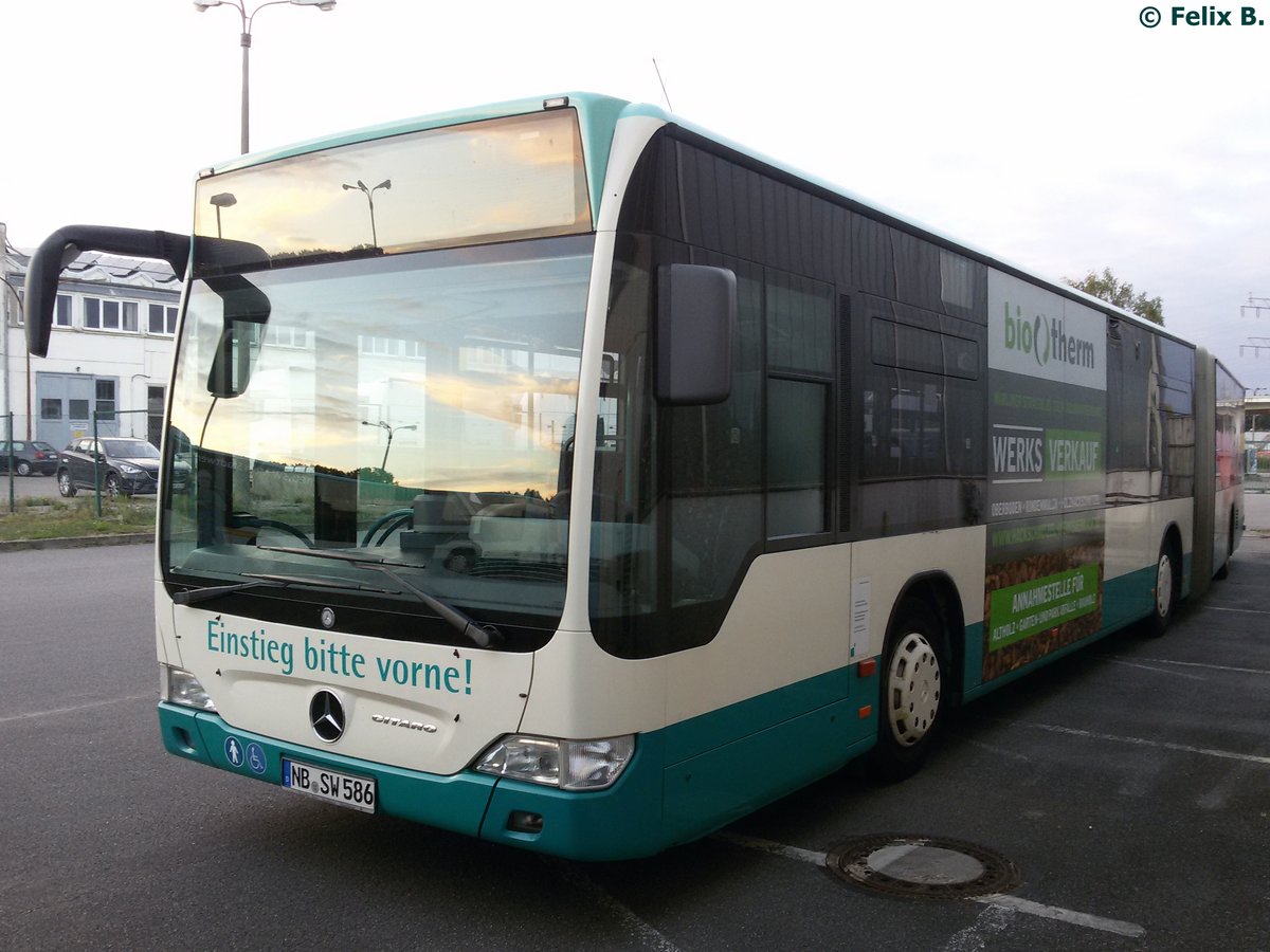 Mercedes Citaro II der Neubrandenburger Verkehrsbetriebe in Neubrandenburg.