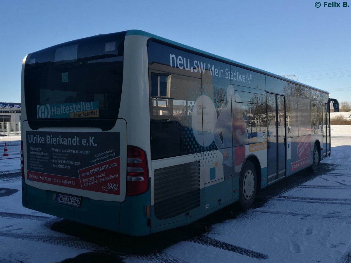 Mercedes Citaro II der Neubrandenburger Verkehrsbetriebe in Neubrandenburg.