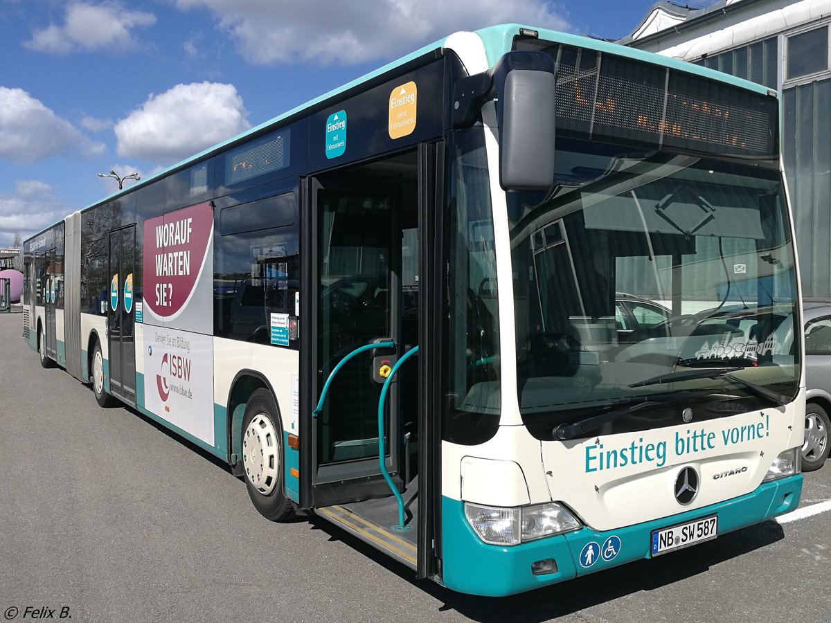 Mercedes Citaro II der Neubrandenburger Verkehrsbetriebe in Neubrandenburg.