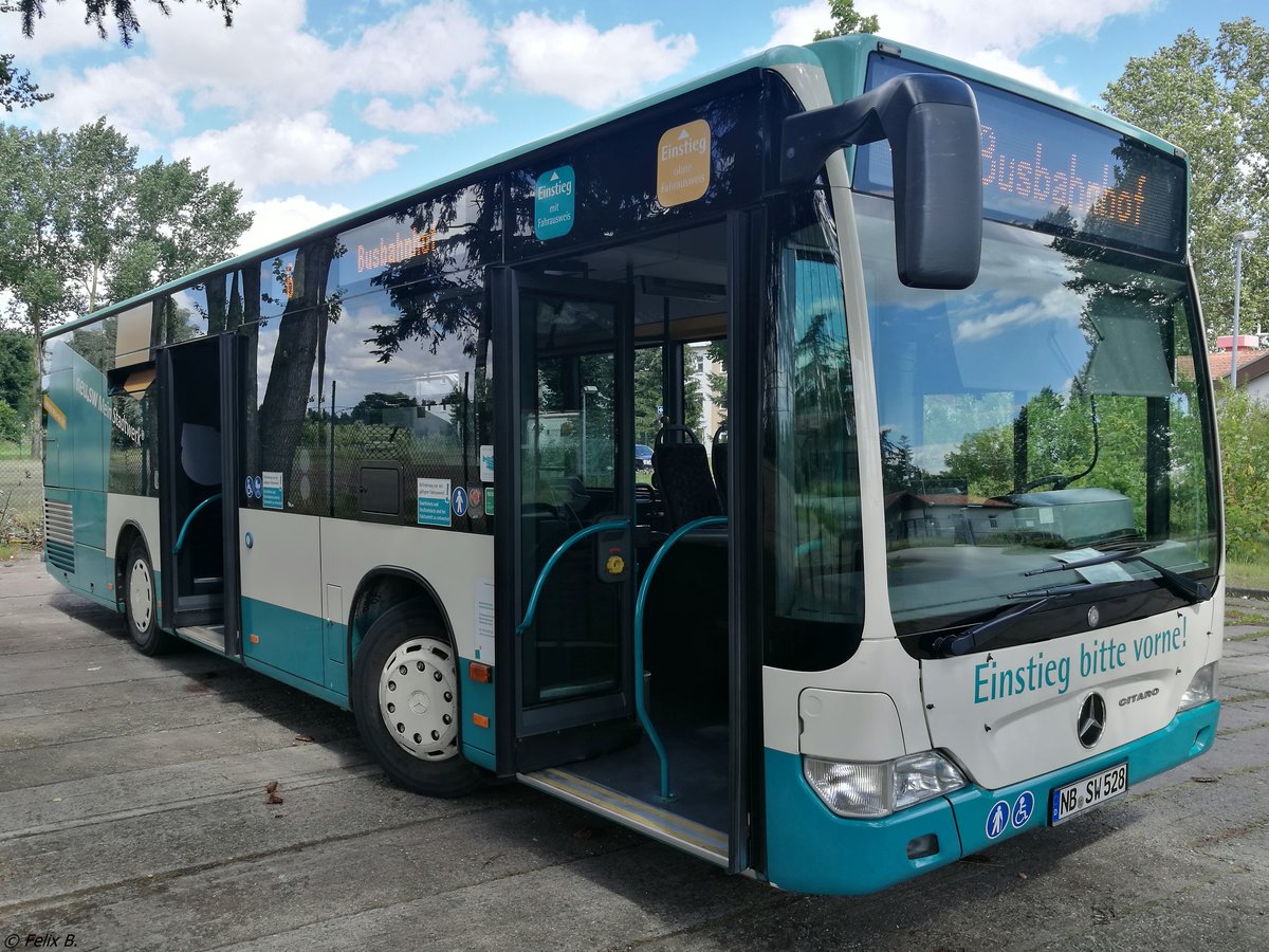 Mercedes Citaro II der Neubrandenburger Verkehrsbetriebe in Neubrandenburg.