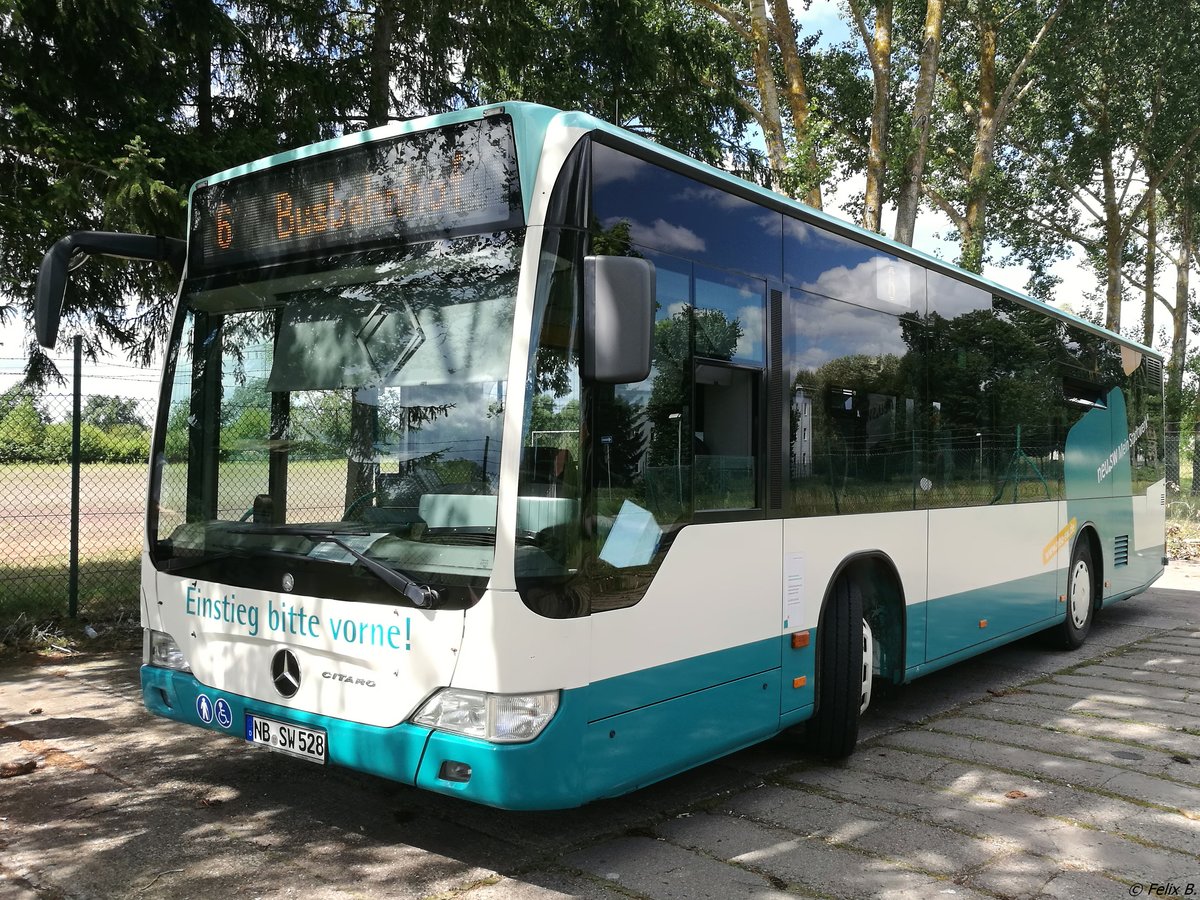 Mercedes Citaro II der Neubrandenburger Verkehrsbetriebe in Neubrandenburg.