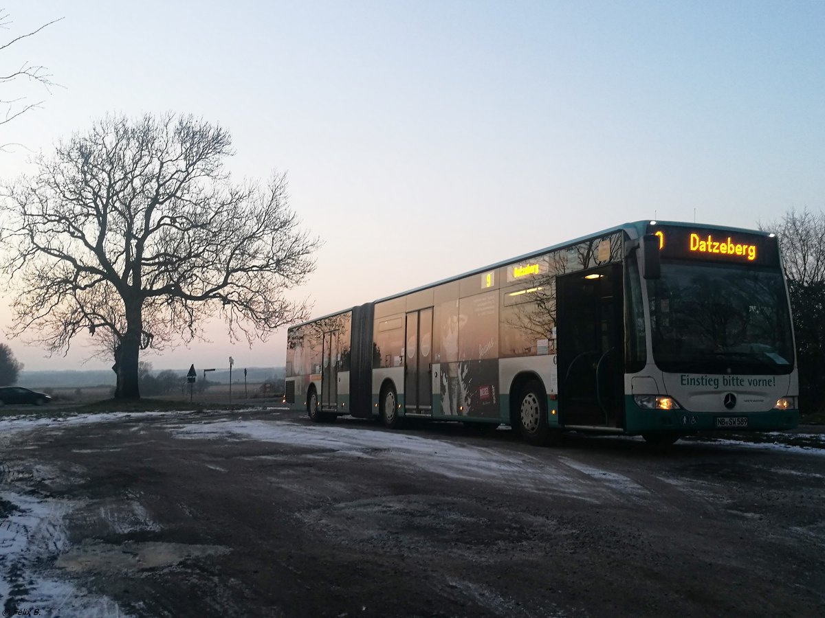 Mercedes Citaro II der Neubrandenburger Verkehrsbetriebe in Neubrandenburg. 