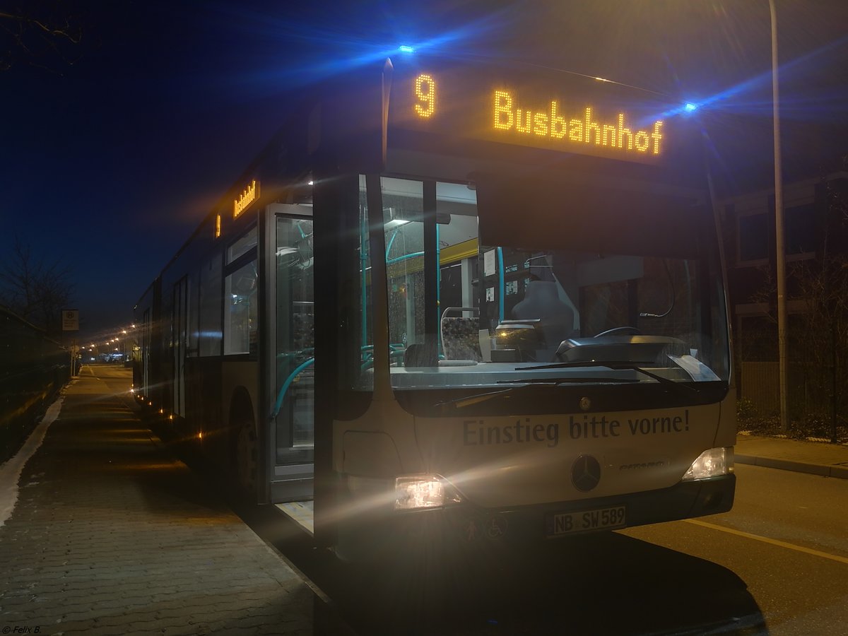 Mercedes Citaro II der Neubrandenburger Verkehrsbetriebe in Neubrandenburg.