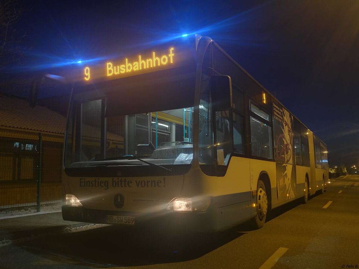 Mercedes Citaro II der Neubrandenburger Verkehrsbetriebe in Neubrandenburg.