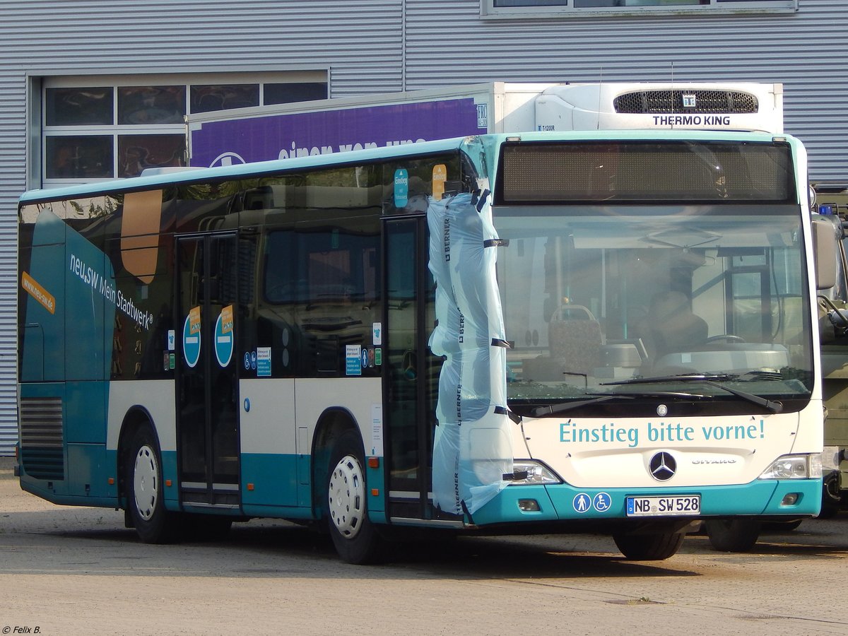 Mercedes Citaro II der Neubrandenburger Verkehrsbetriebe in Neubrandenburg. 