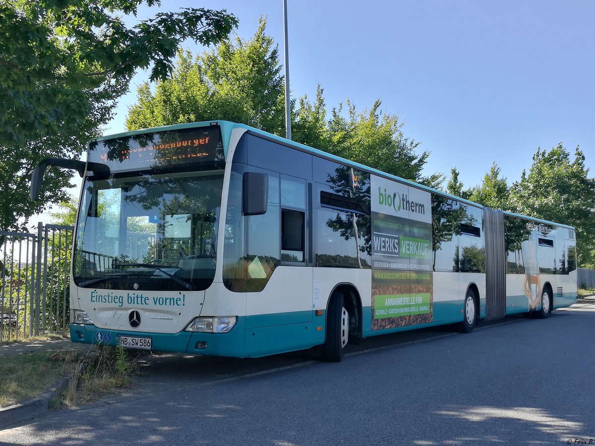 Mercedes Citaro II der Neubrandenburger Verkehrsbetriebe in Neubrandenburg.