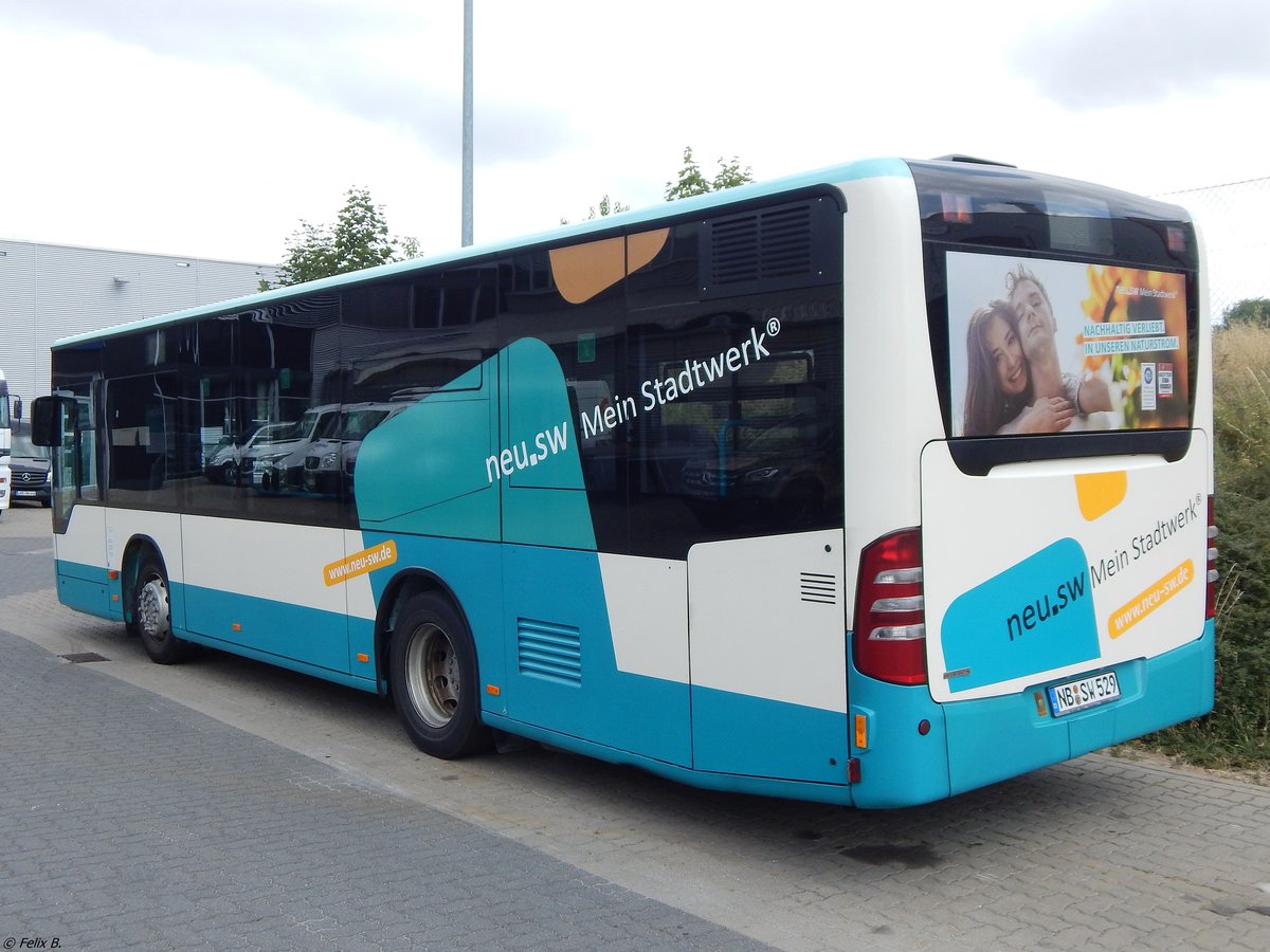 Mercedes Citaro II der Neubrandenburger Verkehrsbetriebe in Neubrandenburg.