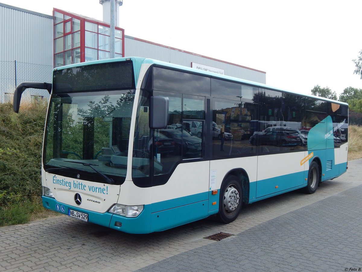 Mercedes Citaro II der Neubrandenburger Verkehrsbetriebe in Neubrandenburg.