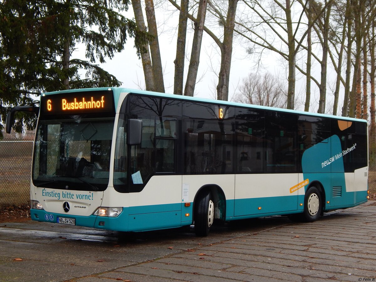 Mercedes Citaro II der Neubrandenburger Verkehrsbetriebe in Neubrandenburg. 