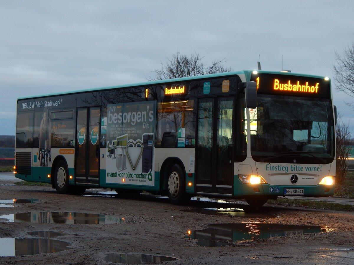 Mercedes Citaro II der Neubrandenburger Verkehrsbetriebe in Neubrandenburg.