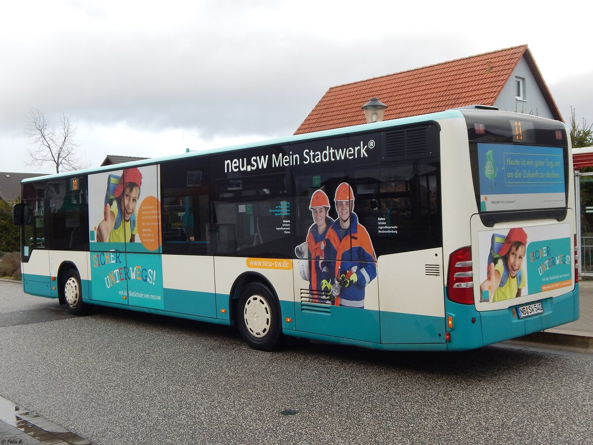 Mercedes Citaro II der Neubrandenburger Verkehrsbetriebe in Neubrandenburg. 