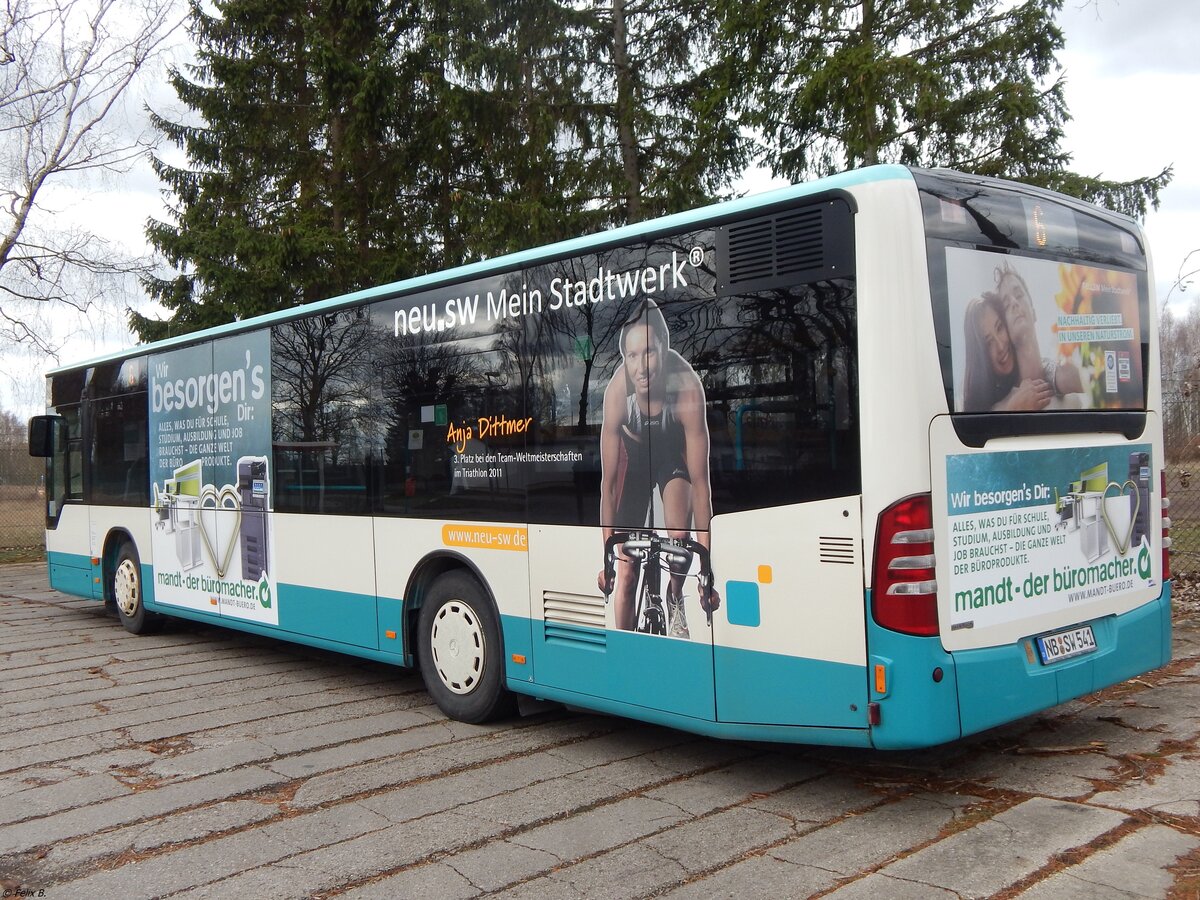 Mercedes Citaro II der Neubrandenburger Verkehrsbetriebe in Neubrandenburg. 