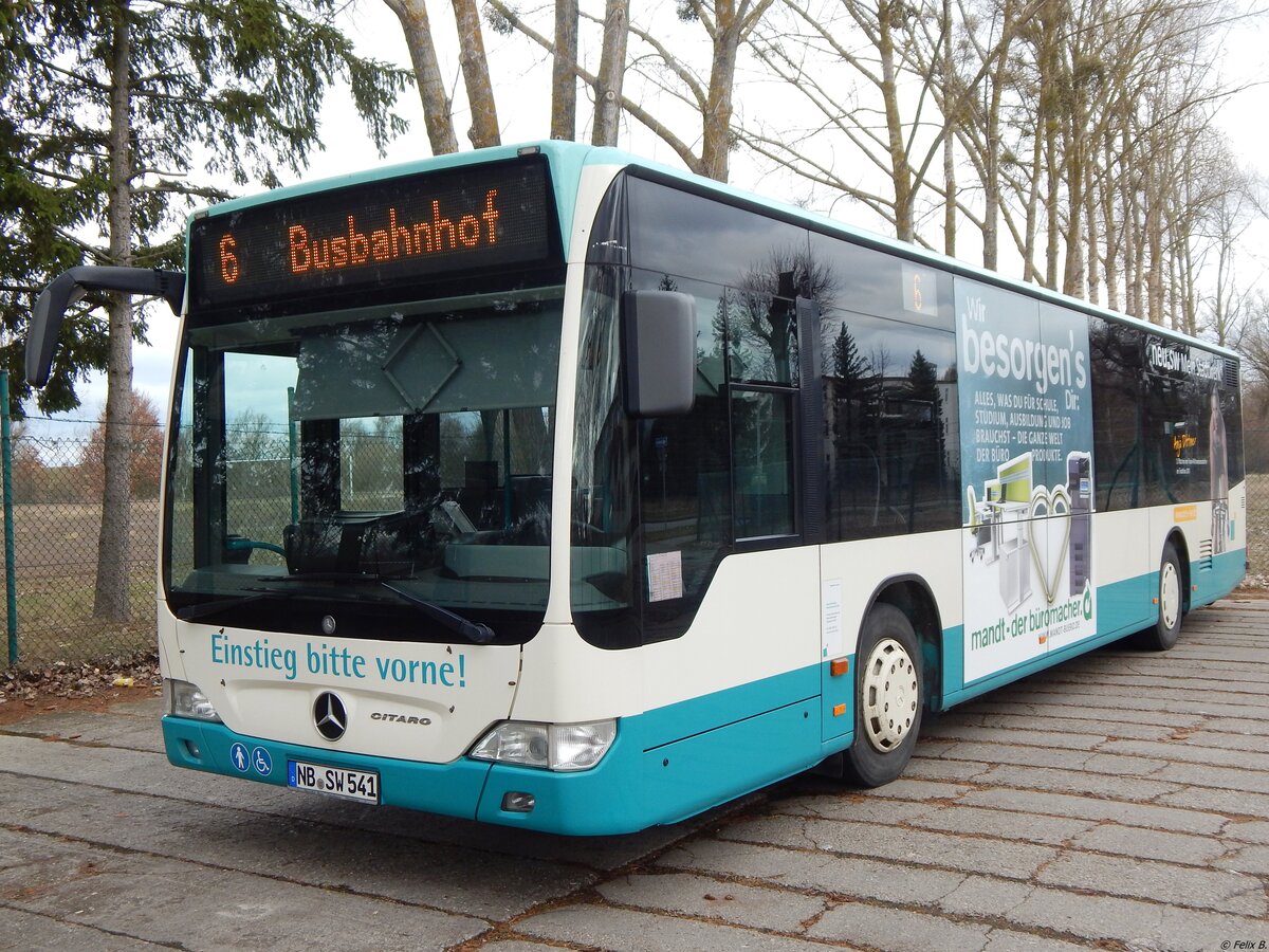 Mercedes Citaro II der Neubrandenburger Verkehrsbetriebe in Neubrandenburg. 