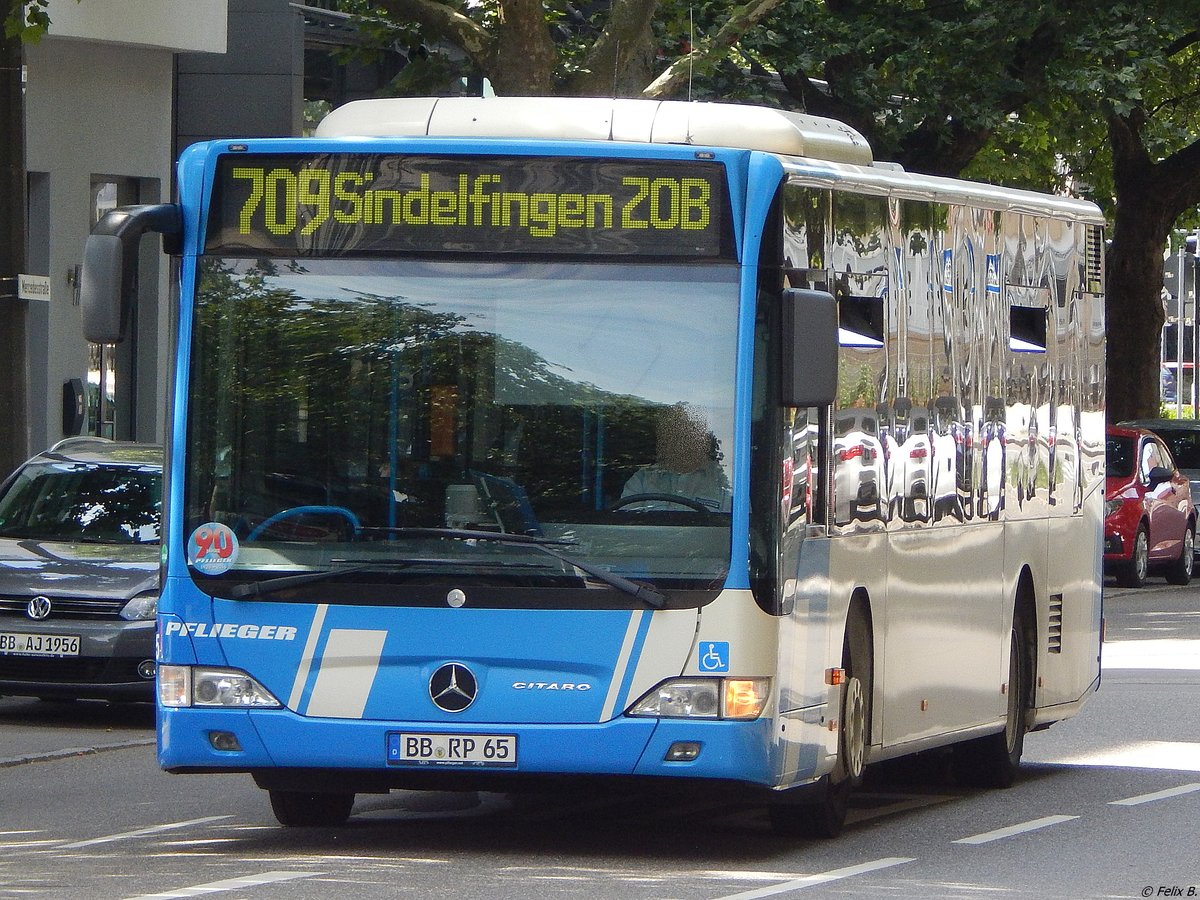 Mercedes Citaro II von Pflieger aus Deutschland in Sindelfingen.