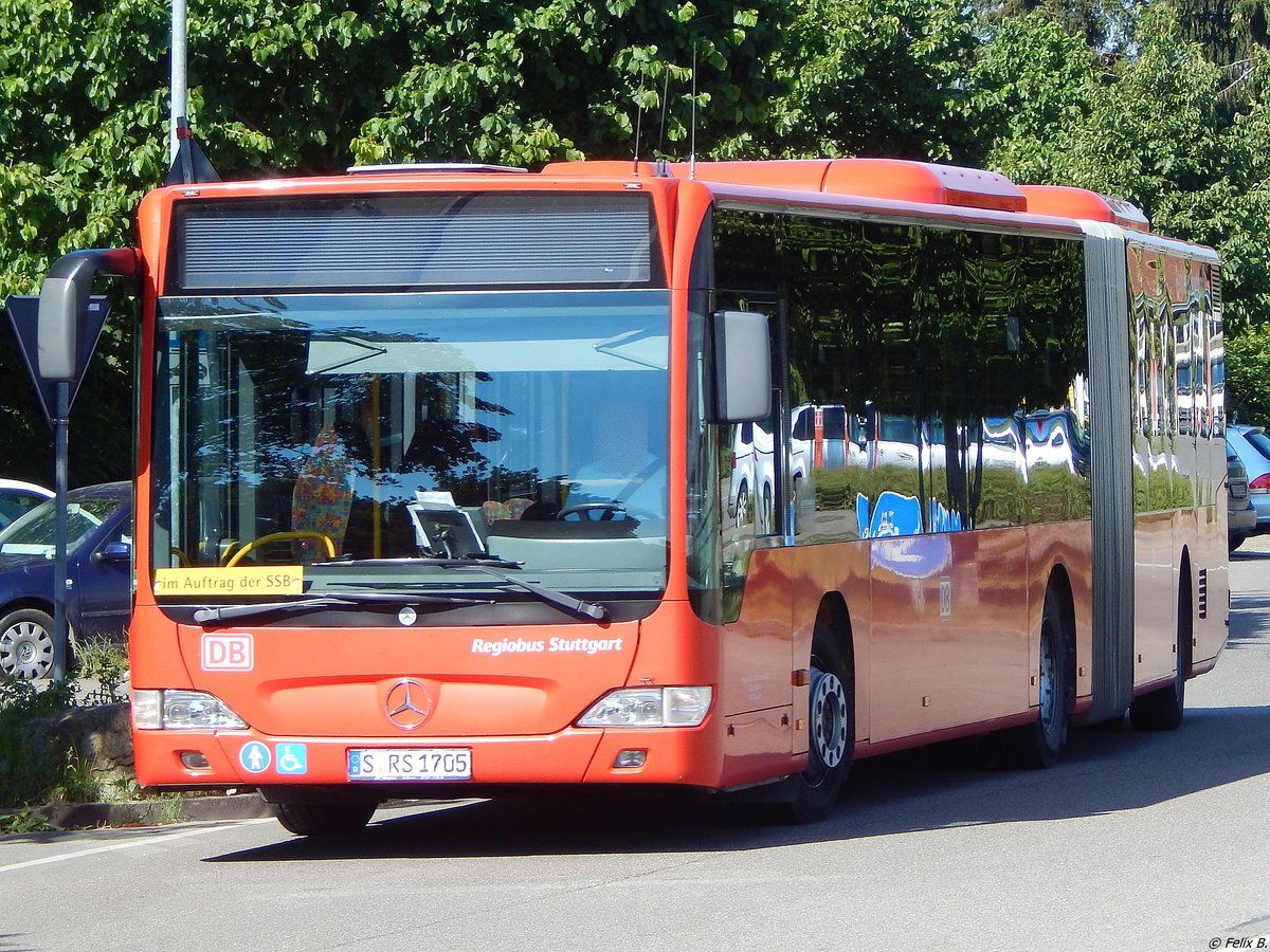 Mercedes Citaro II von Regiobus Stuttgart in Renningen.