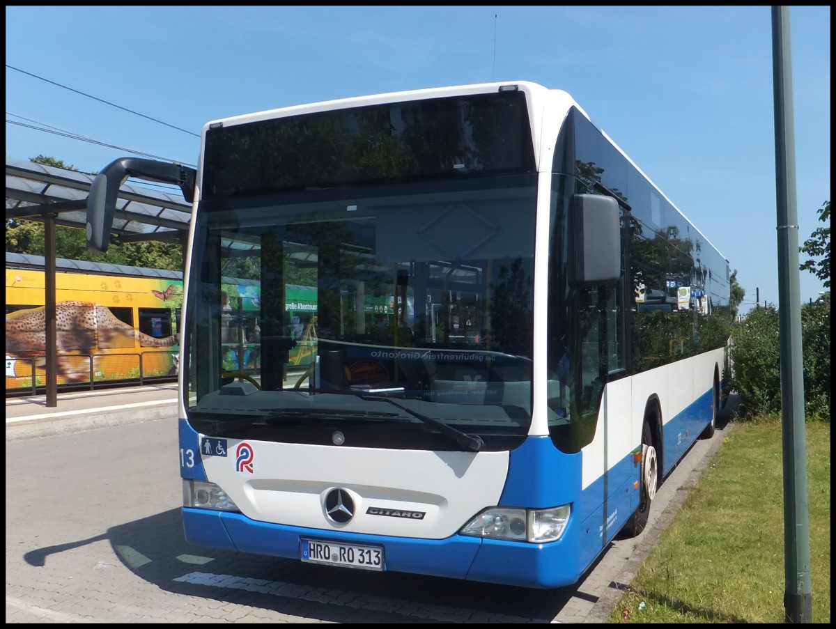 Mercedes Citaro II der Rostocker Straenbahn AG in Rostock.