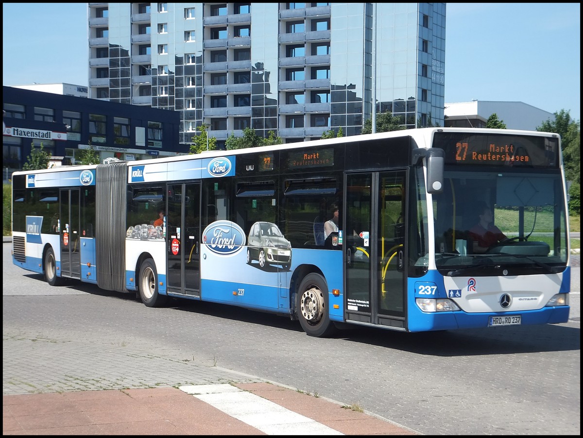 Mercedes Citaro II der Rostocker Straenbahn AG in Rostock.