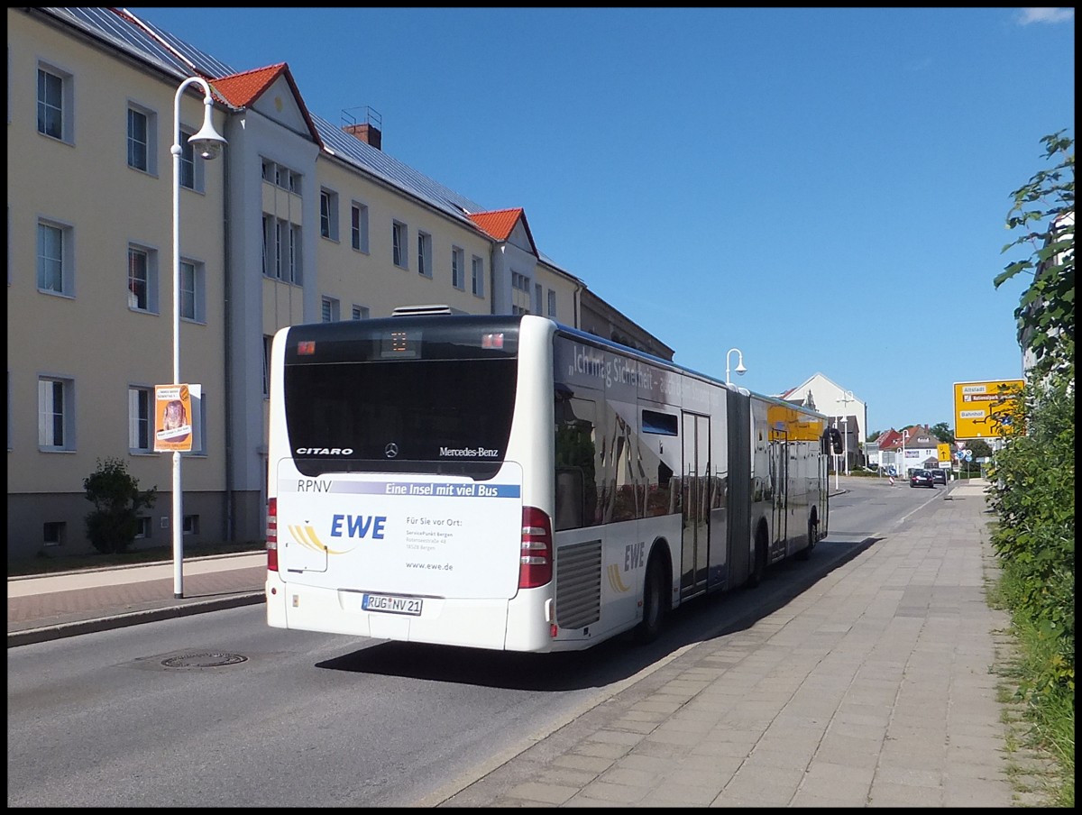 Mercedes Citaro II der RPNV in Sassnitz.