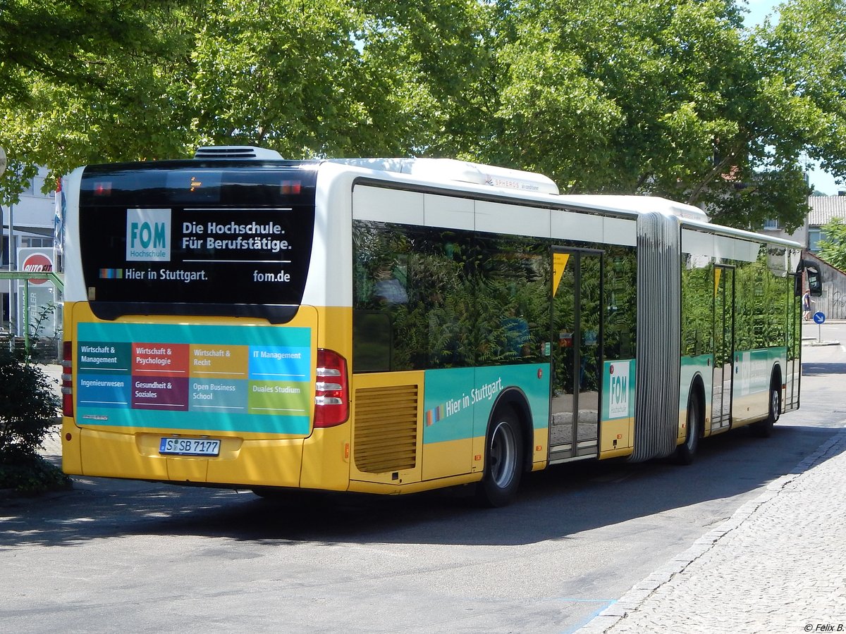 Mercedes Citaro II der SSB in Nürtingen.