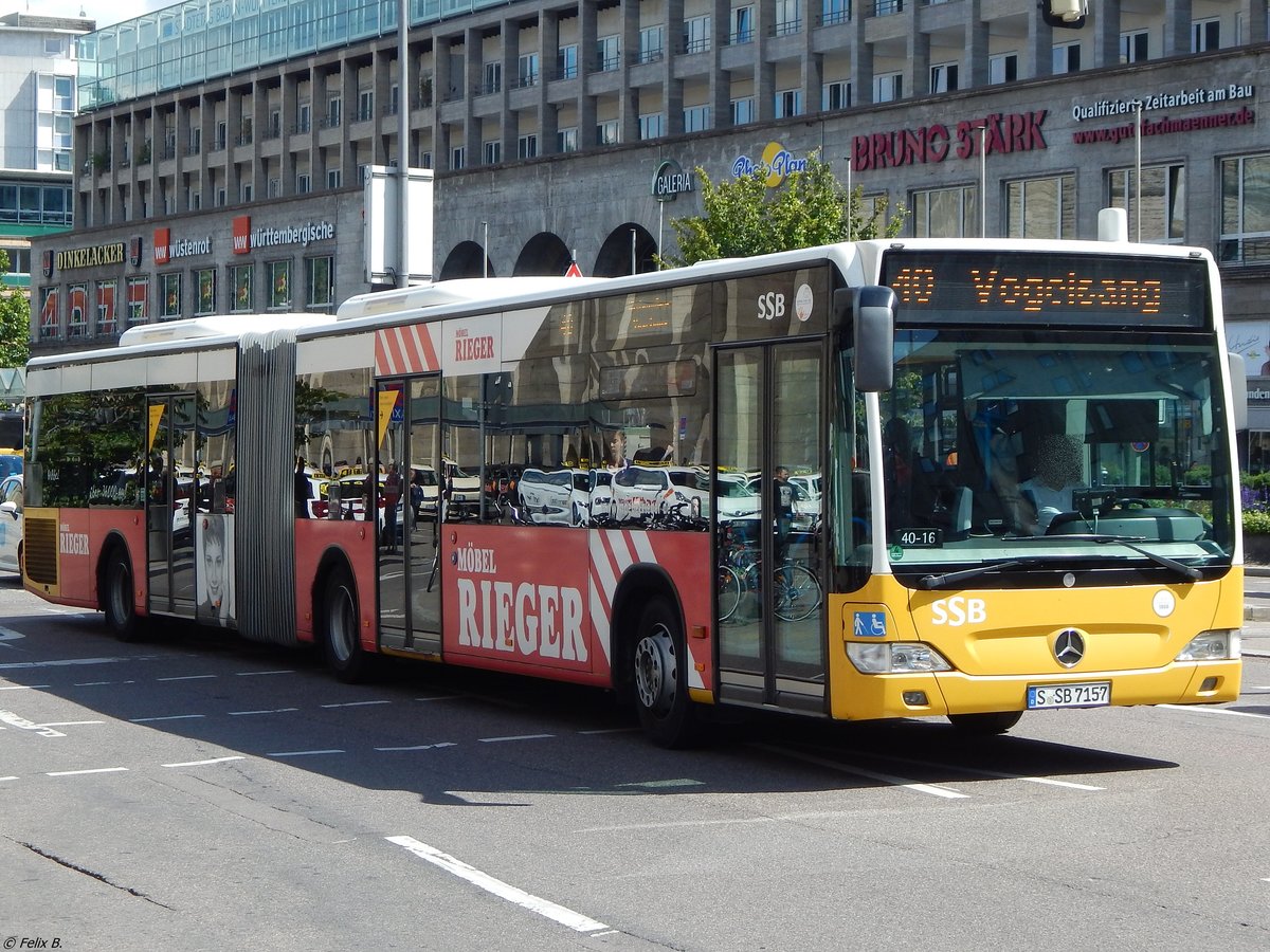 Mercedes Citaro II der SSB in Stuttgart.