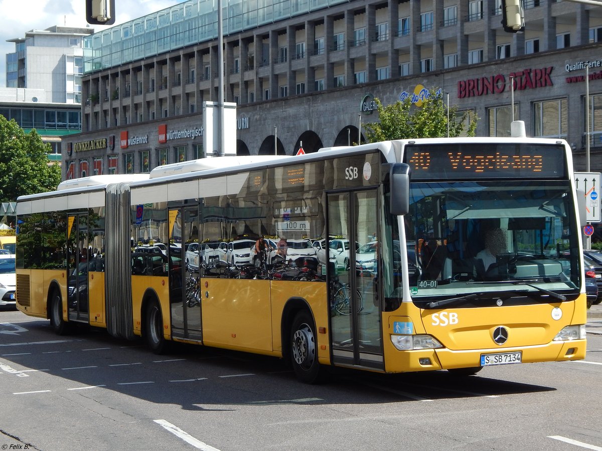 Mercedes Citaro II der SSB in Stuttgart.