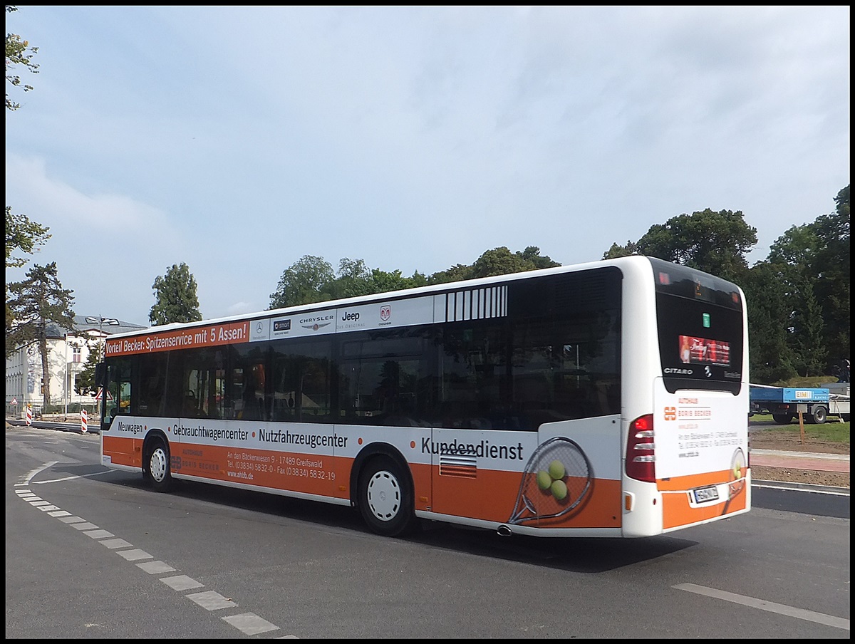 Mercedes Citaro II der Stadtwerke Greifswald in Greifswald.