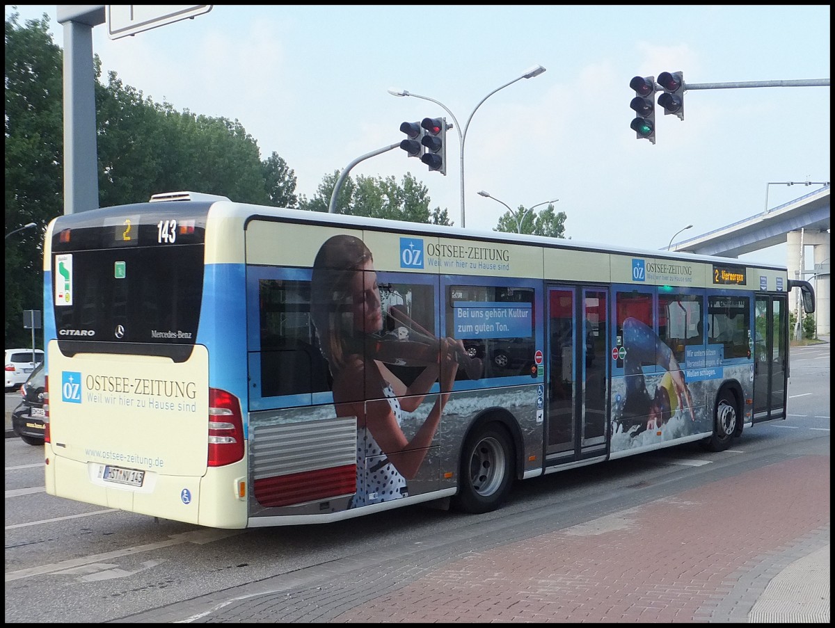 Mercedes Citaro II der Stadtwerke Stralsund in Stralsund.