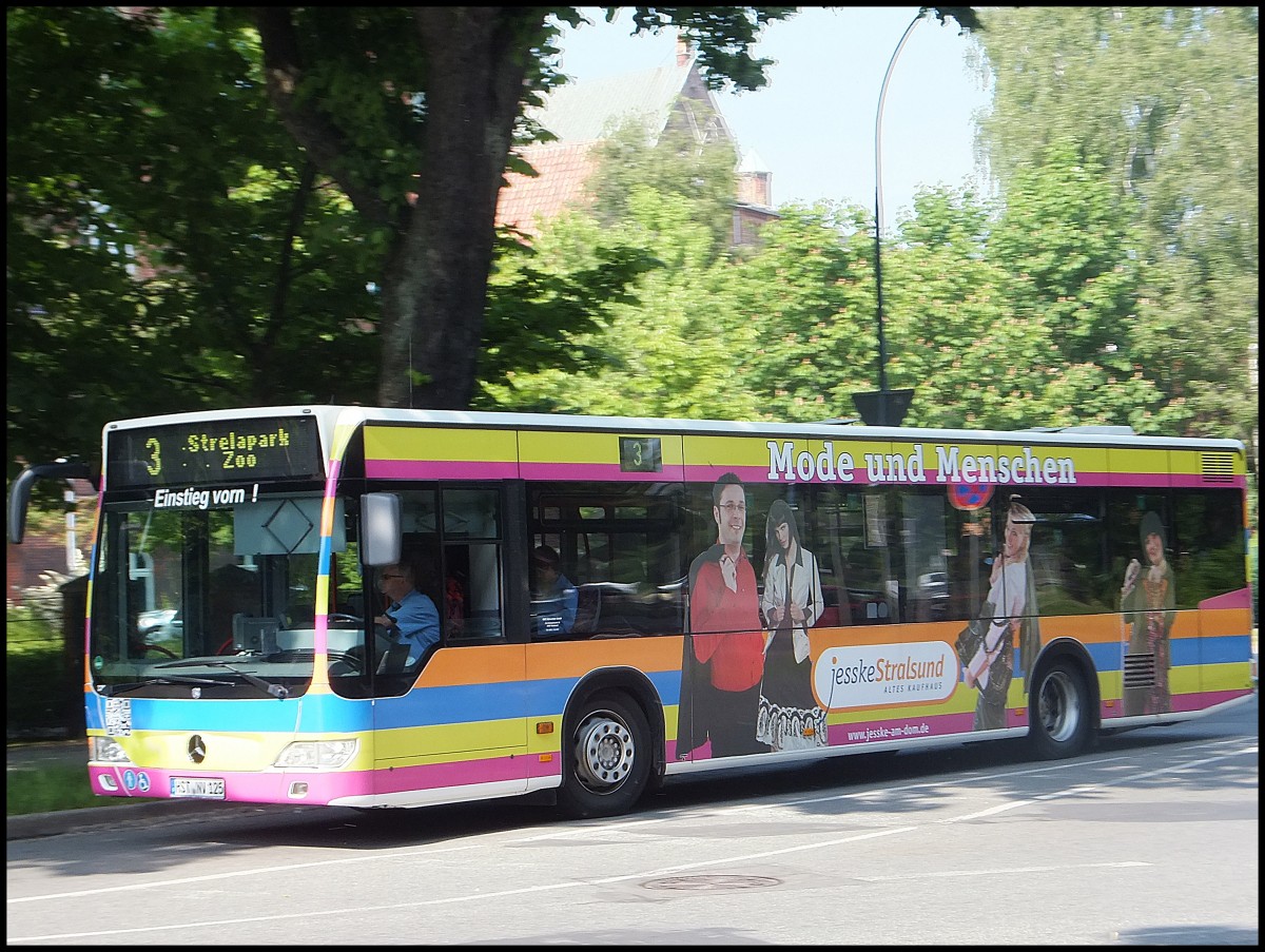 Mercedes Citaro II der Stadtwerke Stralsund in Stralsund.