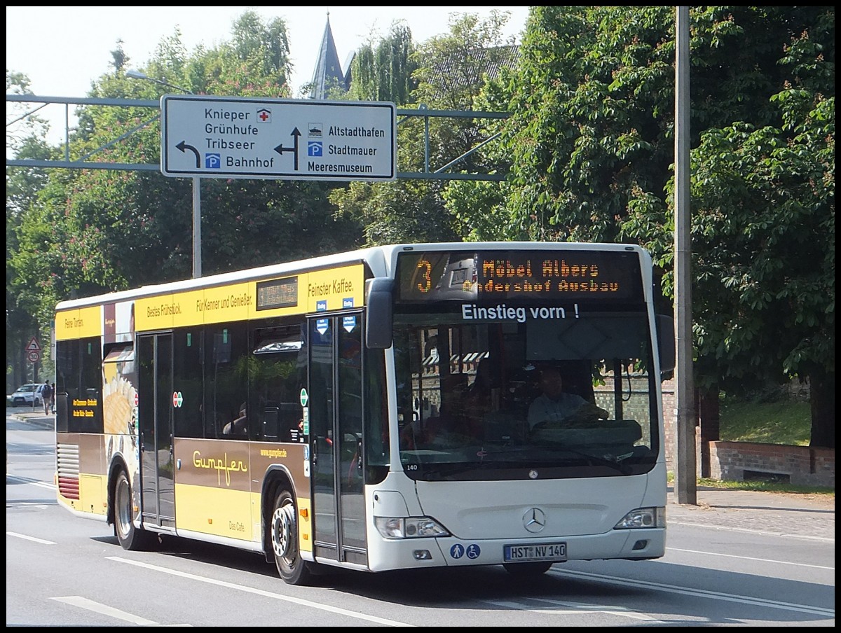 Mercedes Citaro II der Stadtwerke Stralsund in Stralsund.