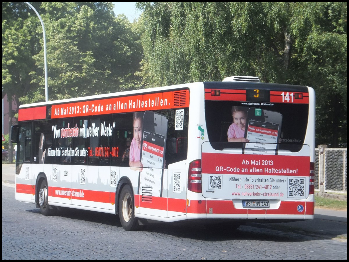 Mercedes Citaro II der Stadtwerke Stralsund in Stralsund. 