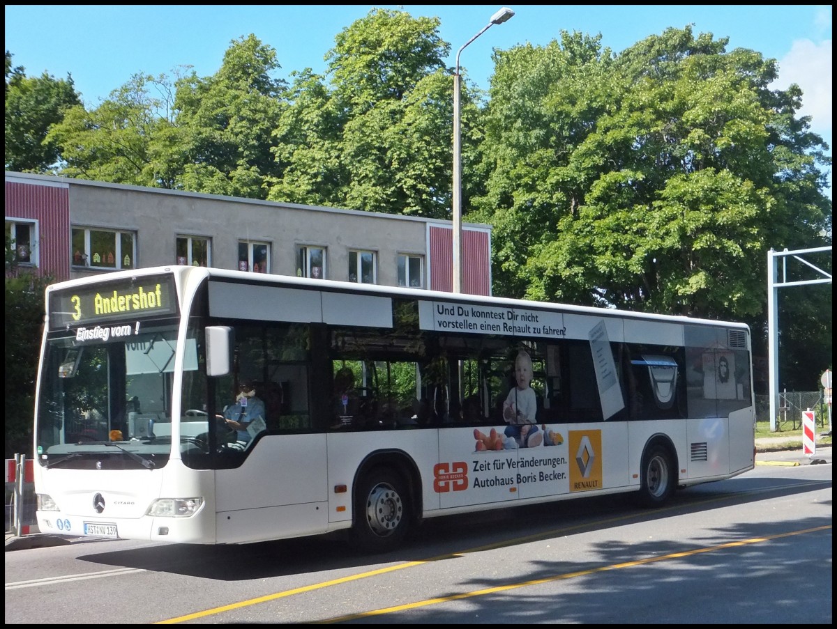 Mercedes Citaro II der Stadtwerke Stralsund in Stralsund.