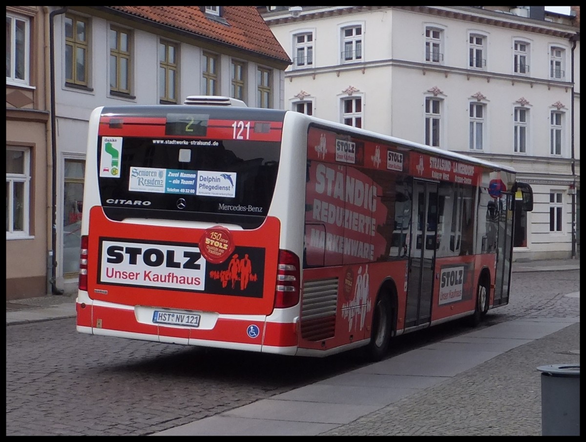 Mercedes Citaro II der Stadtwerke Stralsund in Stralsund.