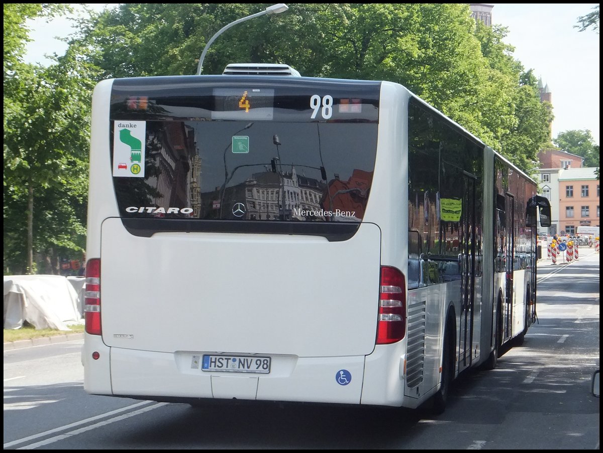 Mercedes Citaro II der Stadtwerke Stralsund in Stralsund.