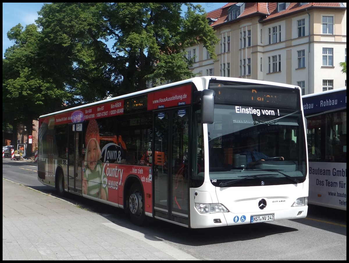 Mercedes Citaro II der Stadtwerke Stralsund in Stralsund.