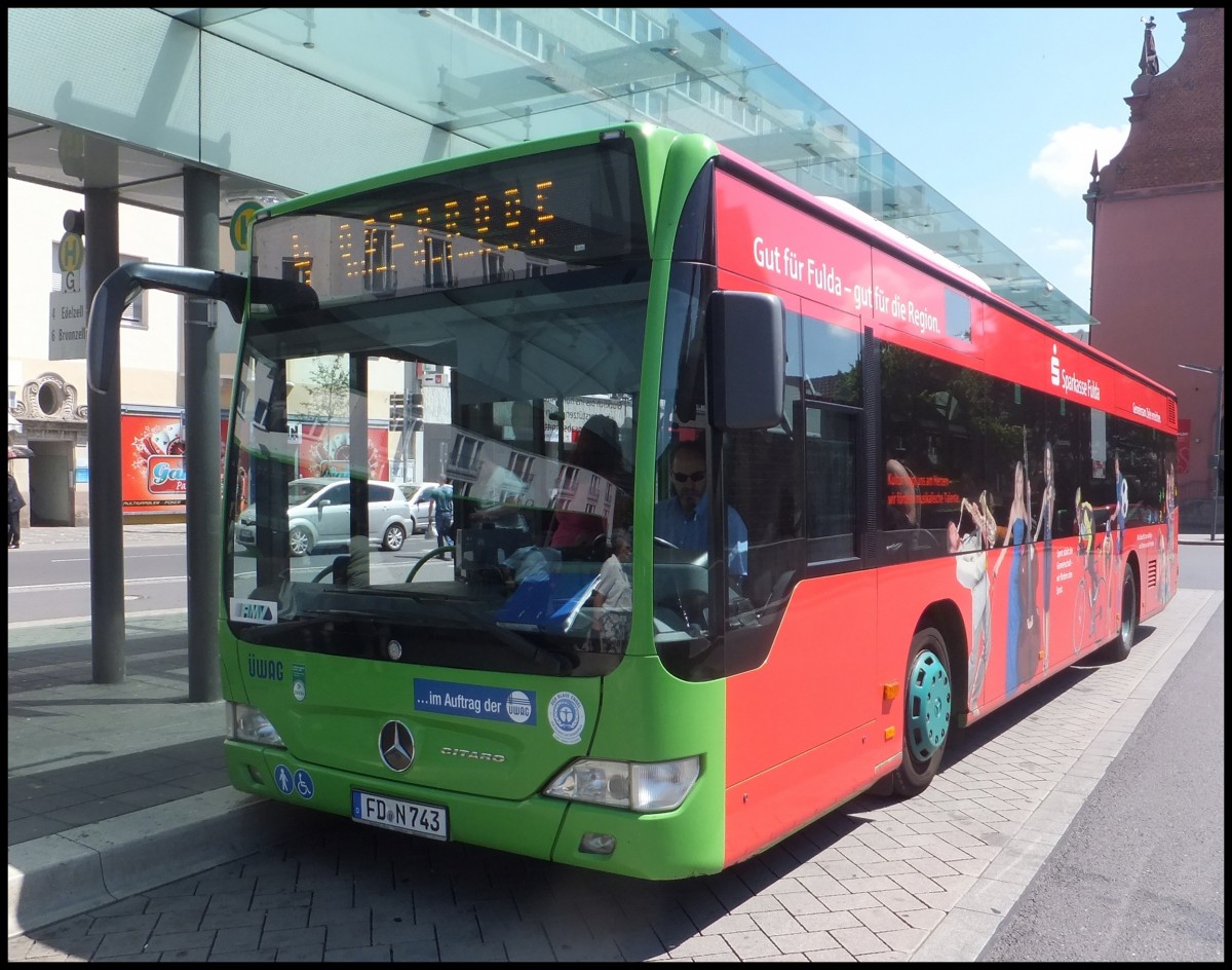 Mercedes Citaro II der WAG in Fulda. 