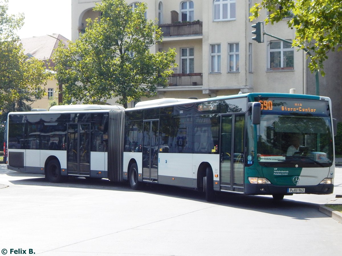 Mercedes Citaro II vom Verkehrsbetrieb Potsdam in Potsdam.