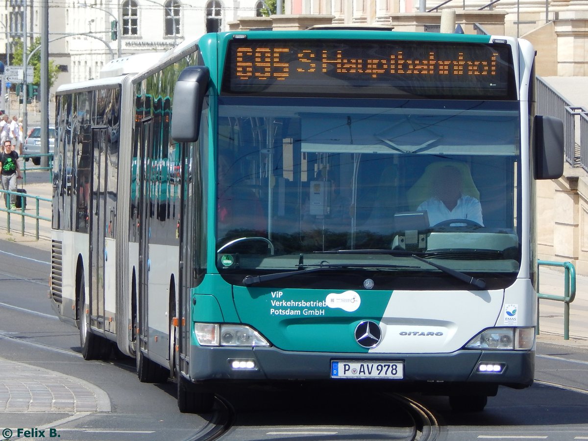 Mercedes Citaro II vom Verkehrsbetrieb Potsdam in Potsdam.