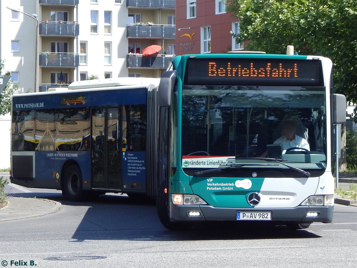 Mercedes Citaro II vom Verkehrsbetrieb Potsdam in Potsdam.