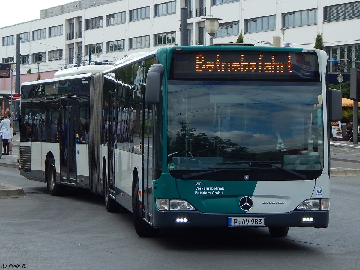 Mercedes Citaro II vom Verkehrsbetrieb Potsdam in Potsdam. 