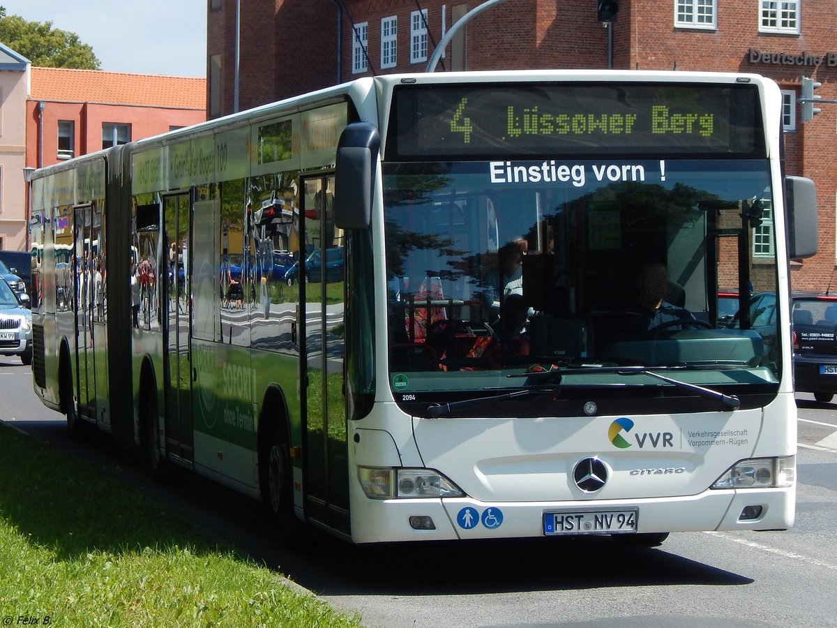 Mercedes Citaro II der VVR in Stralsund.