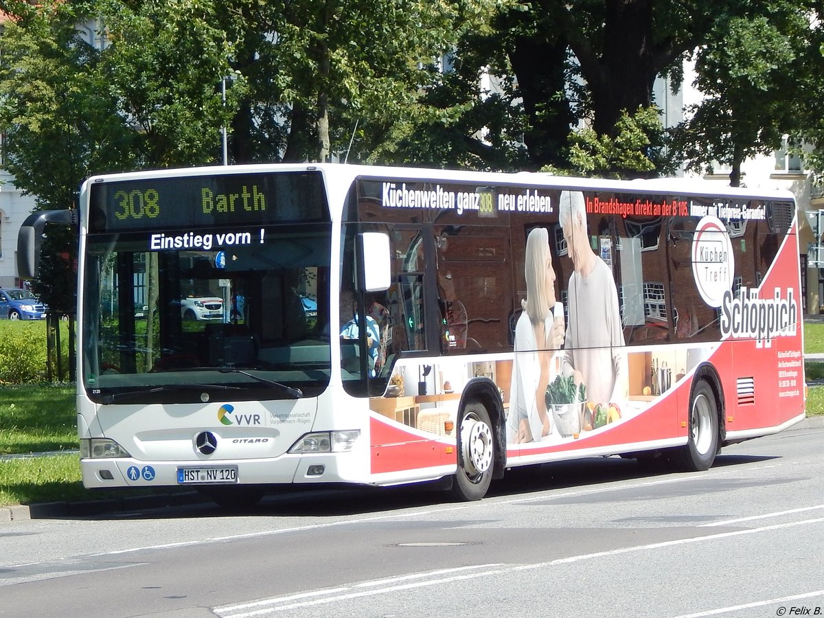 Mercedes Citaro II der VVR in Stralsund.